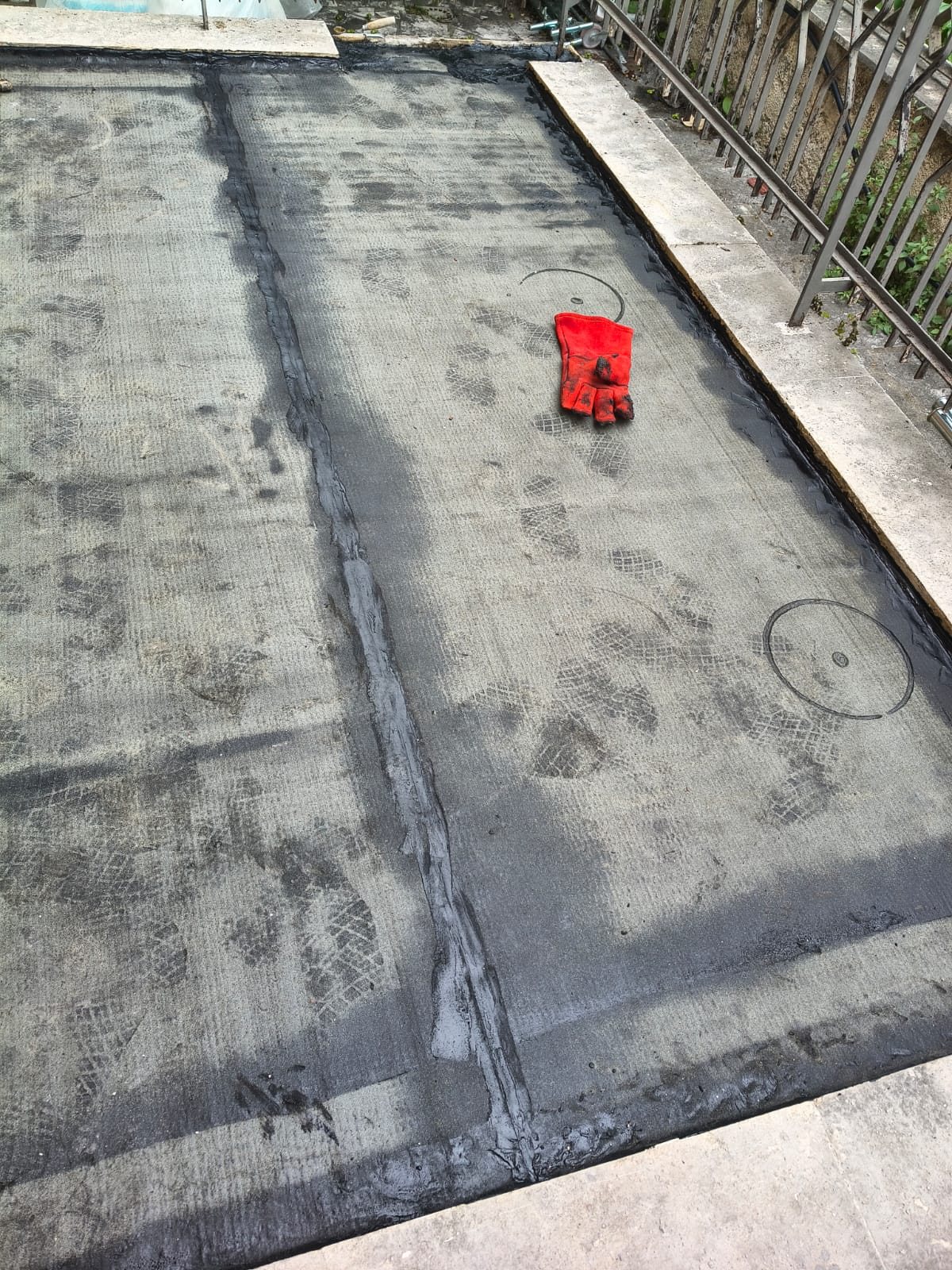 Impermeabilizzazione terrazzo realizzata da SVB